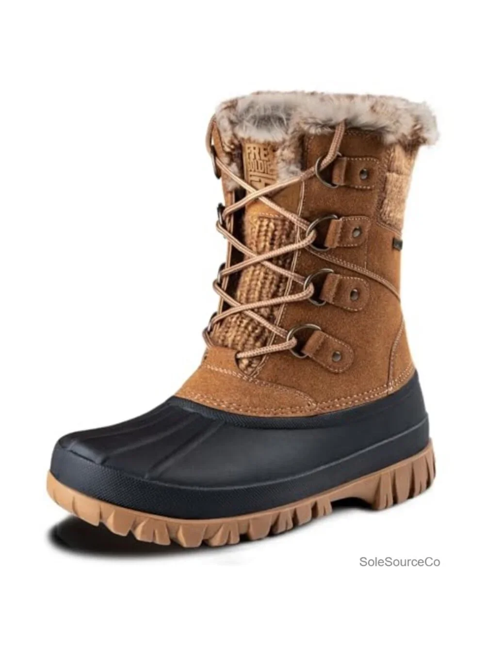 Women's Winter Snow Boots Waterproof Insulated Faux Fur Duck Boots Outdoor